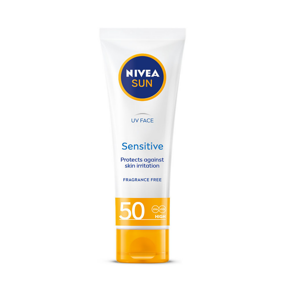 Nivea Sun Sensitive Skin Spf 50 Sunscreen | Grocsy