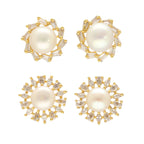 J Pearls Caralin Pearl Earrings Pack 2