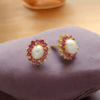 J Pearls Lubov Pearl Earrings Pack 4