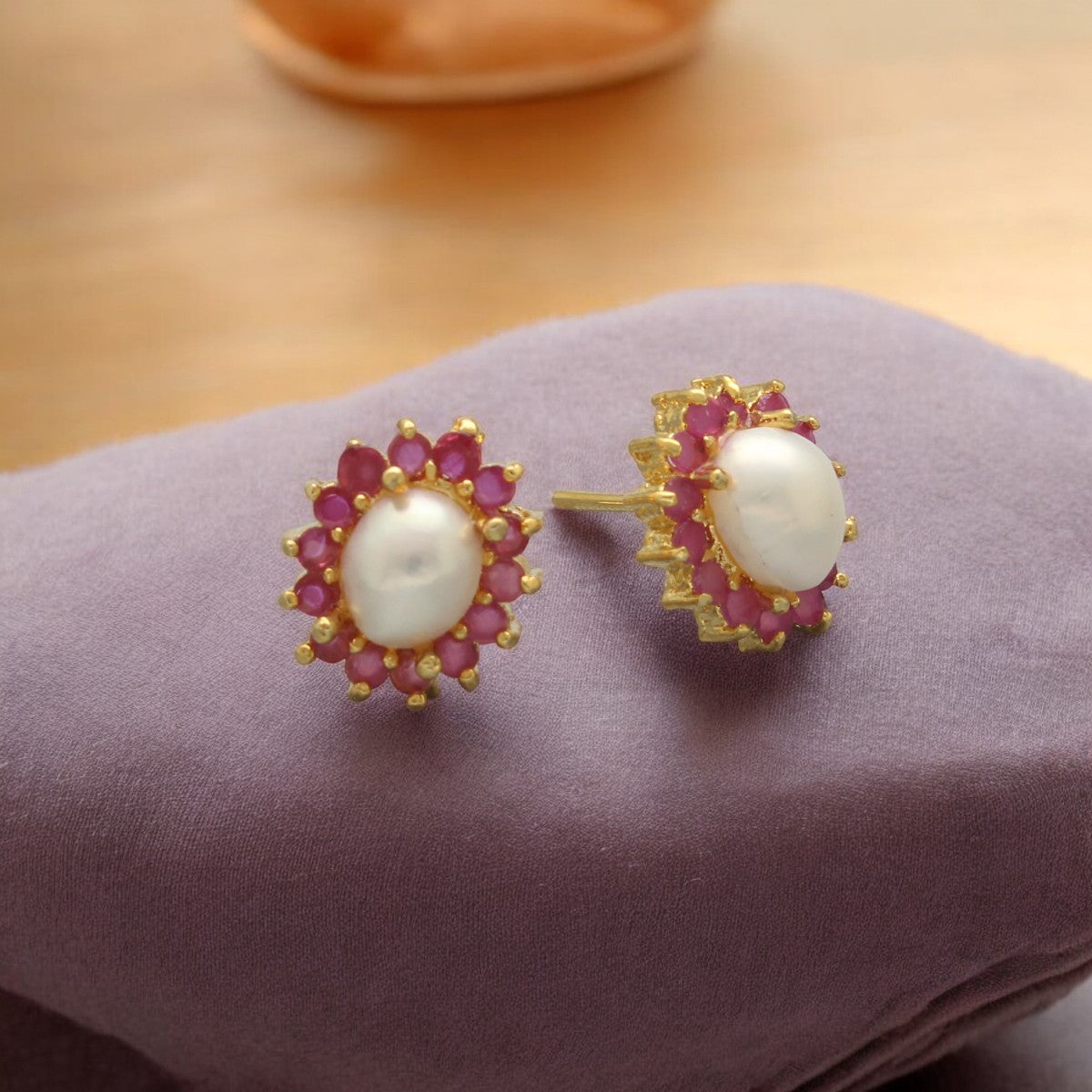 J Pearls Lubov Pearl Earrings Pack 4
