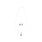 J Pearls Luvya 925 Silver Pendant Set | Grocsy