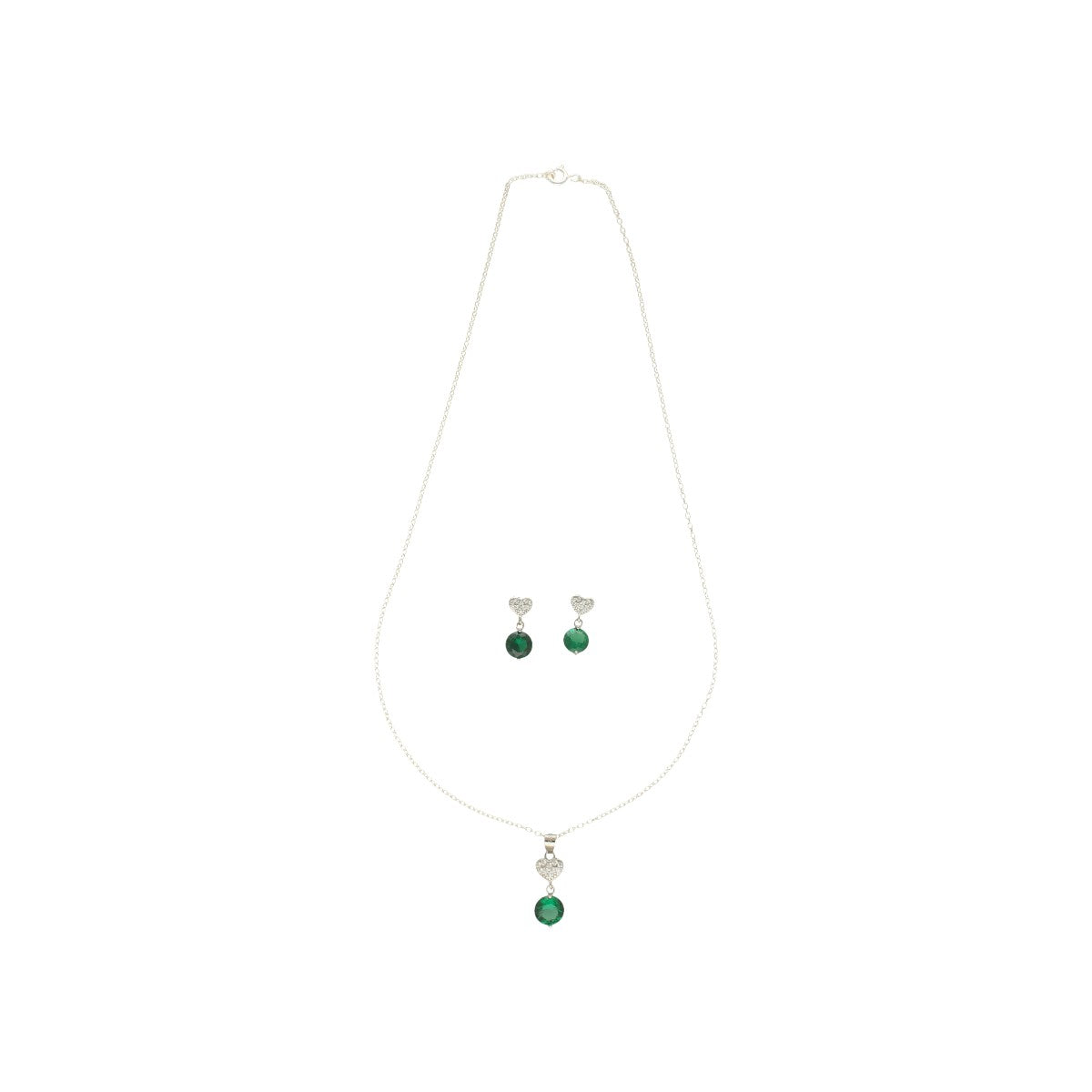 J Pearls Luvya 925 Silver Pendant Set | Grocsy