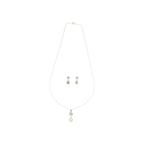 J Pearls Adora 925 Silver Pendant Set | Grocsy
