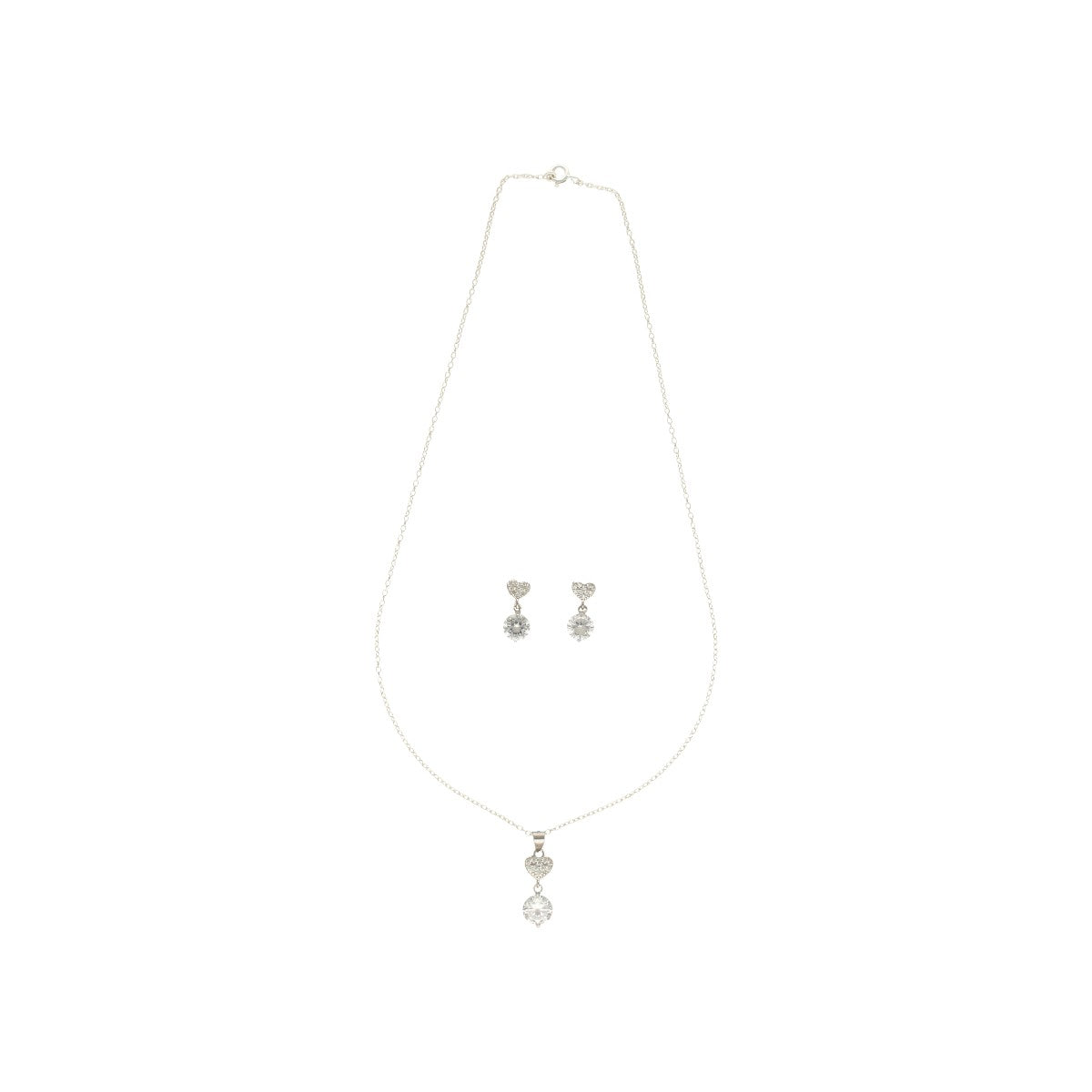 J Pearls Adora 925 Silver Pendant Set | Grocsy