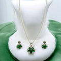 J Pearls Faris 925 Silver Pendant Set | Grocsy