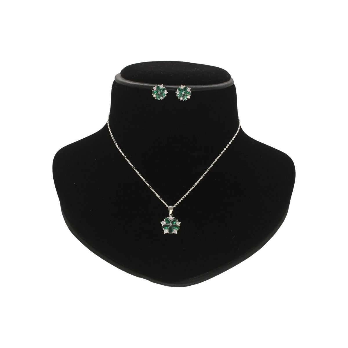 J Pearls Faris 925 Silver Pendant Set | Grocsy