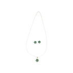 J Pearls Faris 925 Silver Pendant Set | Grocsy