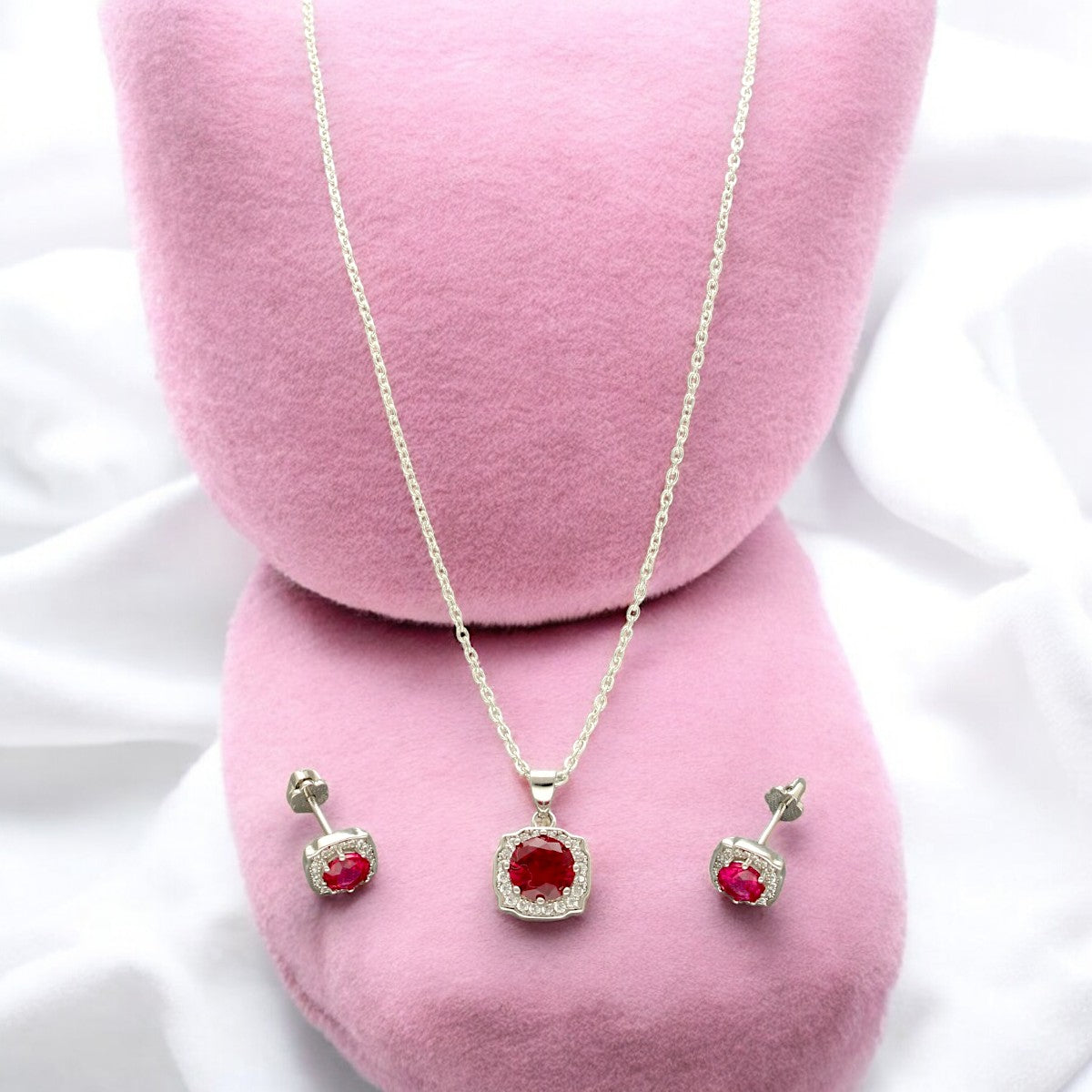 J Pearls Brielle 925 Silver Pendant Set | Grocsy