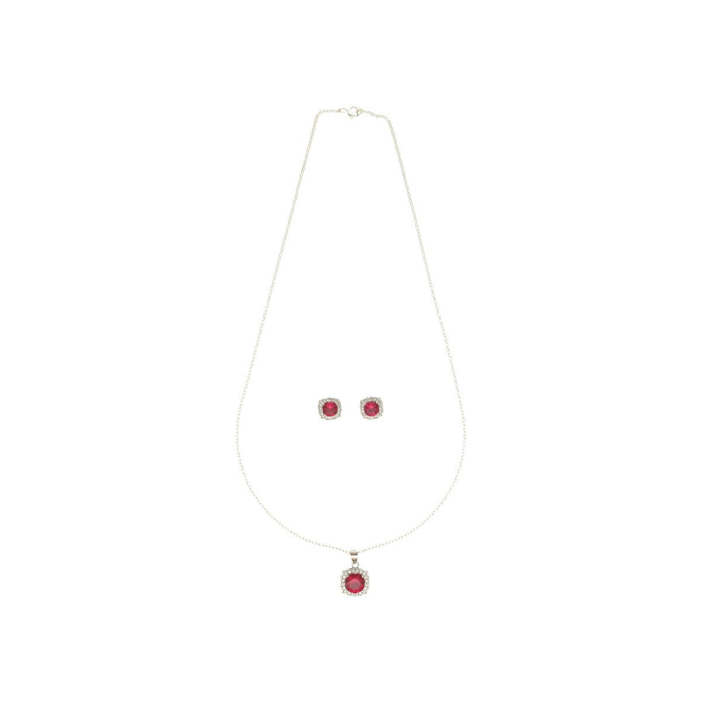 J Pearls Brielle 925 Silver Pendant Set | Grocsy