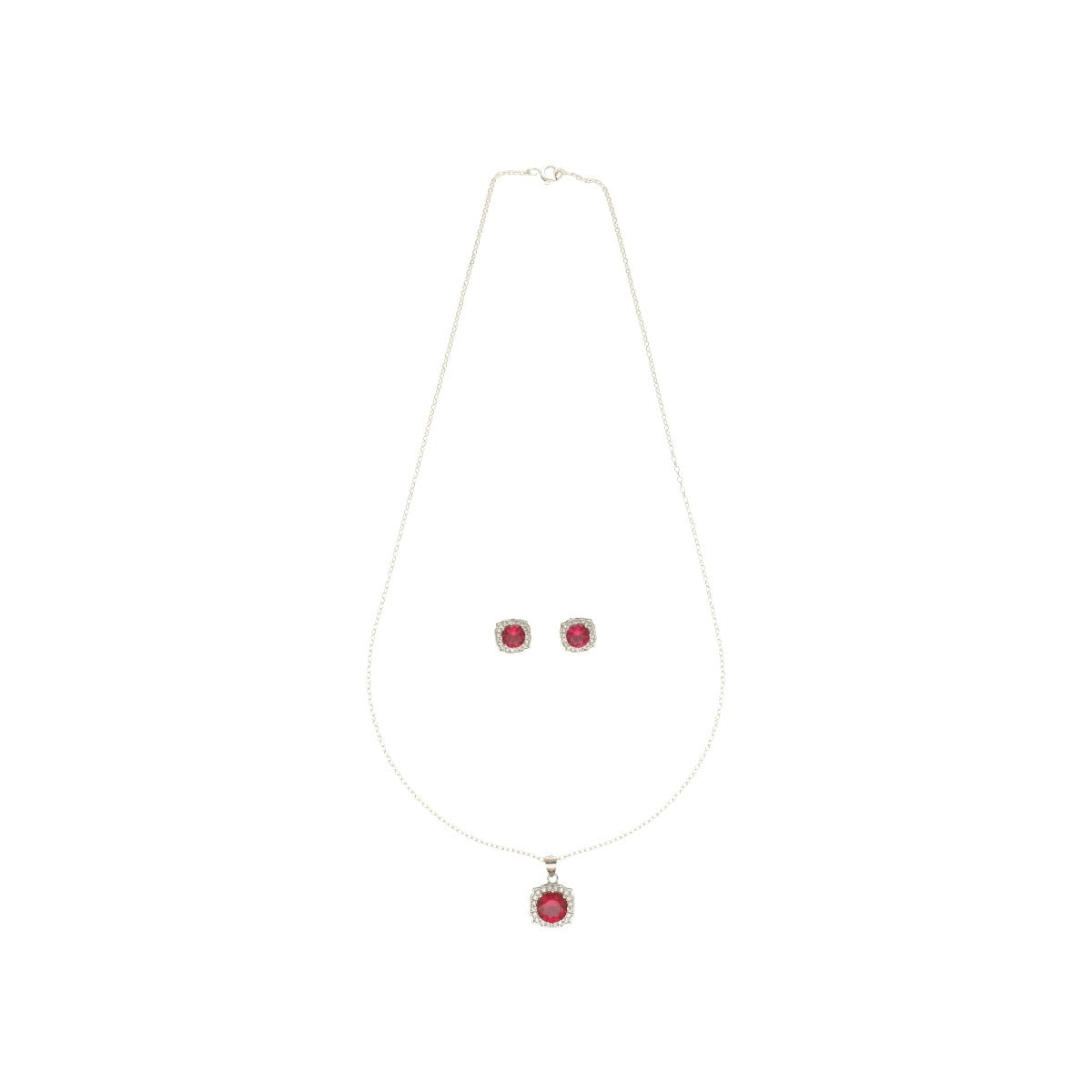 J Pearls Brielle 925 Silver Pendant Set | Grocsy