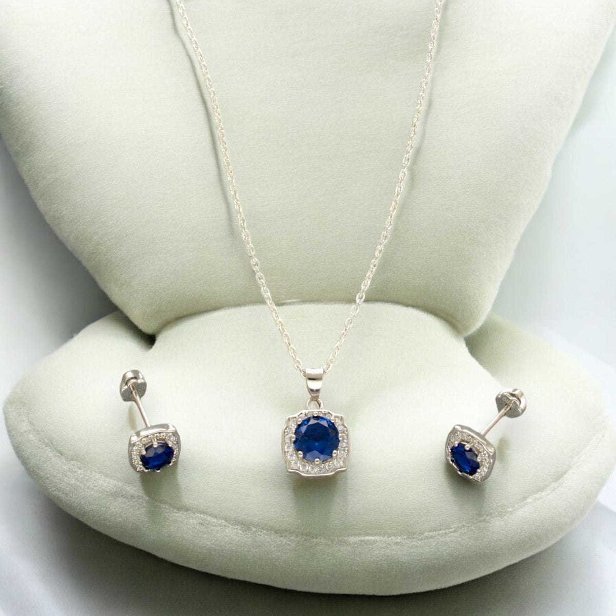 J Pearls Bella 925 Silver Pendant Set | Grocsy