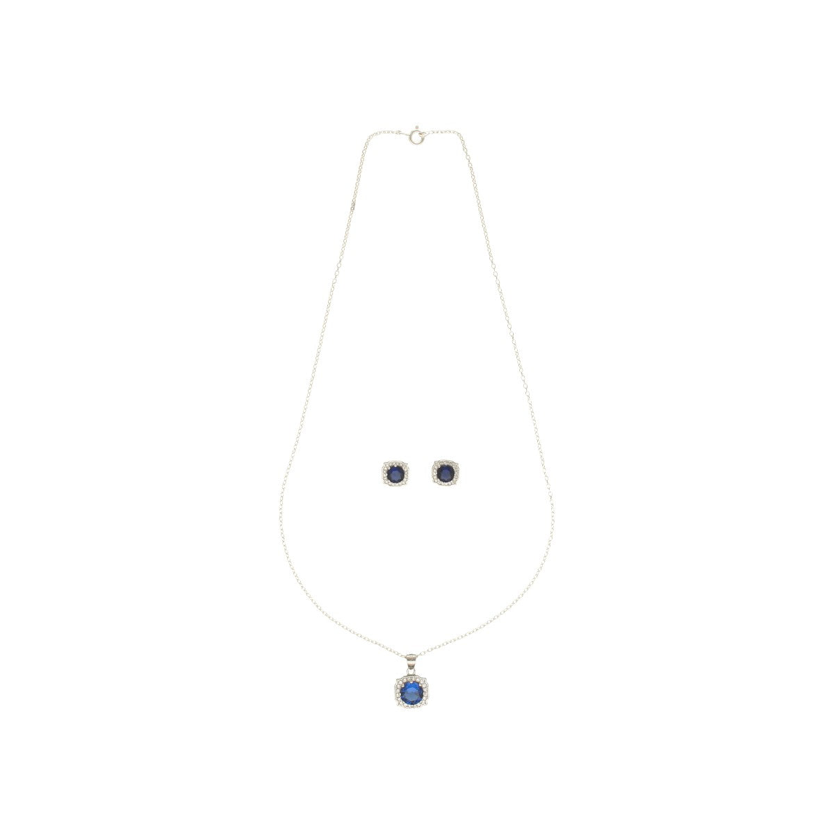 J Pearls Bella 925 Silver Pendant Set | Grocsy