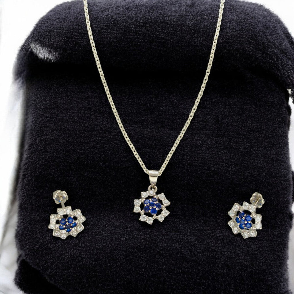 J Pearls Divin 925 Silver Pendant Set | Grocsy