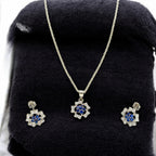 J Pearls Divin 925 Silver Pendant Set | Grocsy