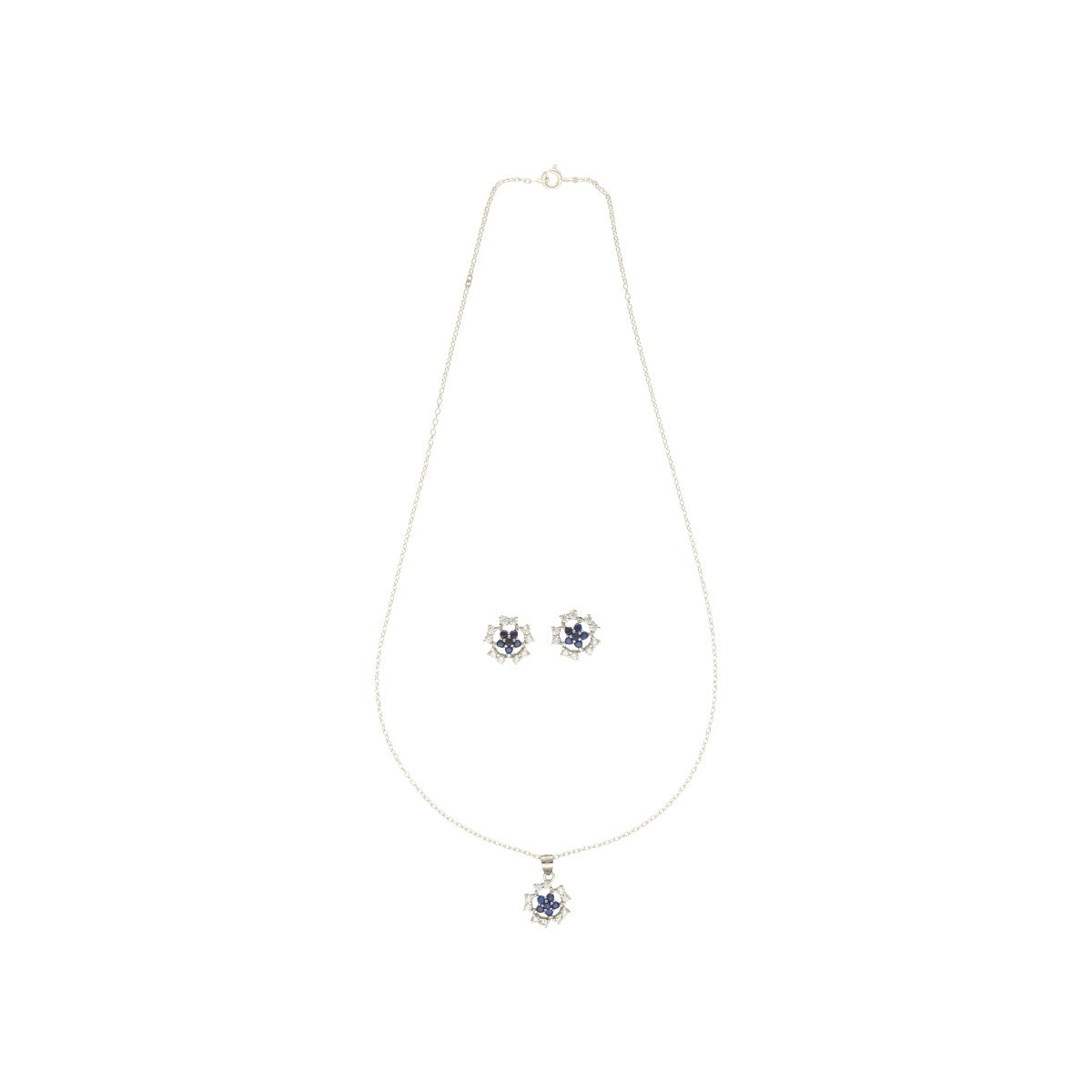 J Pearls Divin 925 Silver Pendant Set | Grocsy