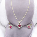 J Pearls Elinor 925 Silver Pendant Set | Grocsy