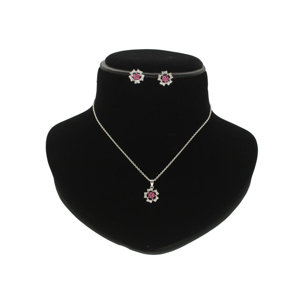 J Pearls Elinor 925 Silver Pendant Set | Grocsy