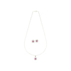 J Pearls Elinor 925 Silver Pendant Set | Grocsy