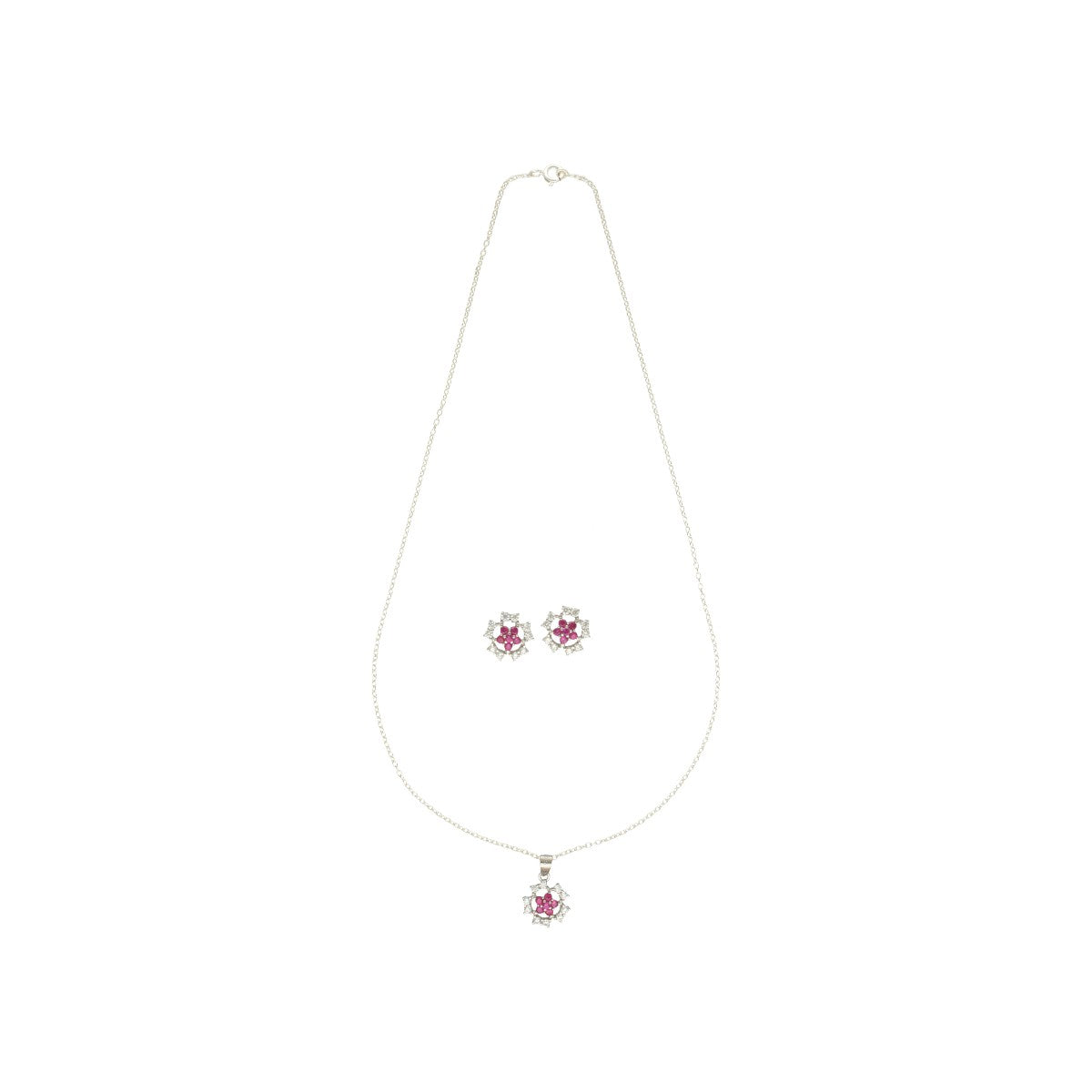 J Pearls Elinor 925 Silver Pendant Set | Grocsy