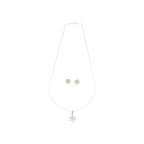 J Pearls Trellis 925 Silver Pendant Set | Grocsy
