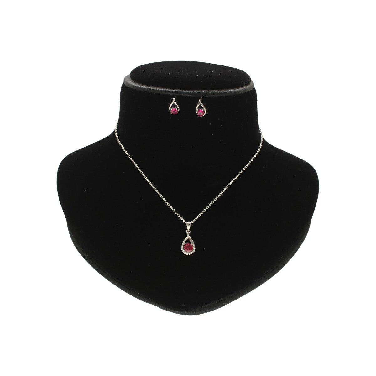 J Pearls Roye 925 Silver Pendant Set | Grocsy