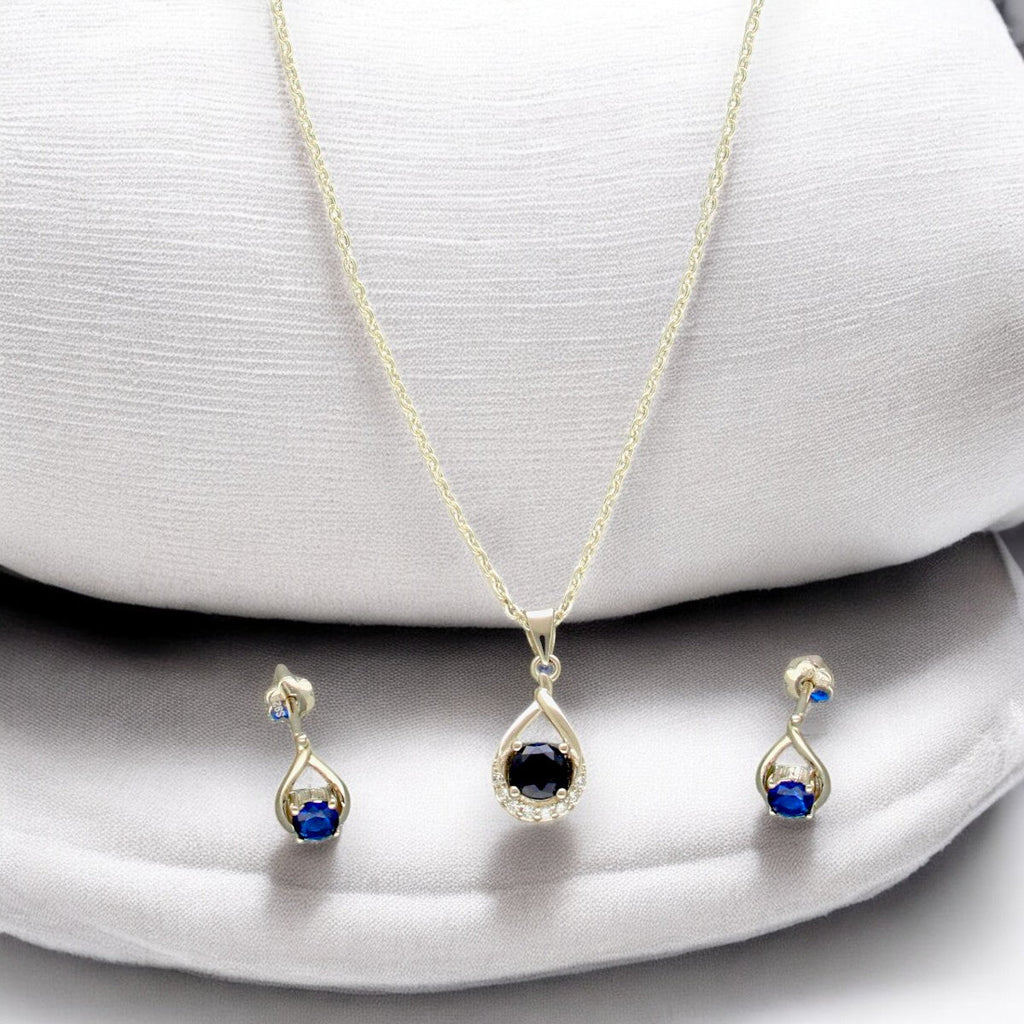 J Pearls Valerie 925 Silver Pendant Set | Grocsy