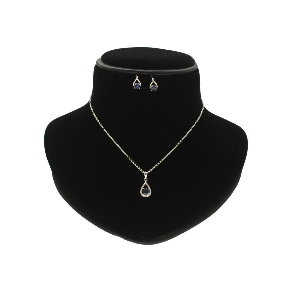 J Pearls Valerie 925 Silver Pendant Set | Grocsy