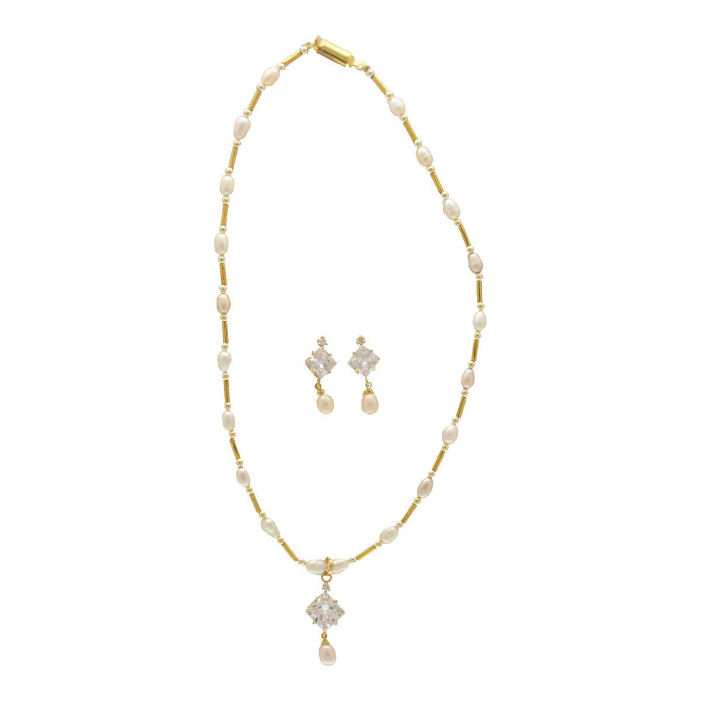 J Pearls Elysian Pearl Pendant Set | Grocsy