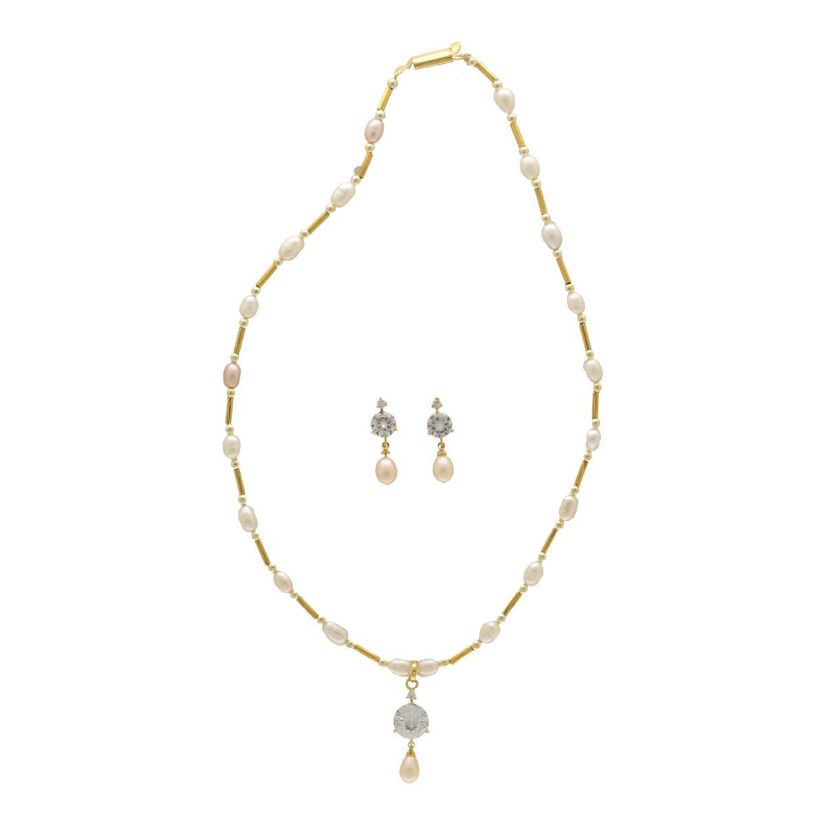 J Pearls Remy Pearl Pendant Set | Grocsy