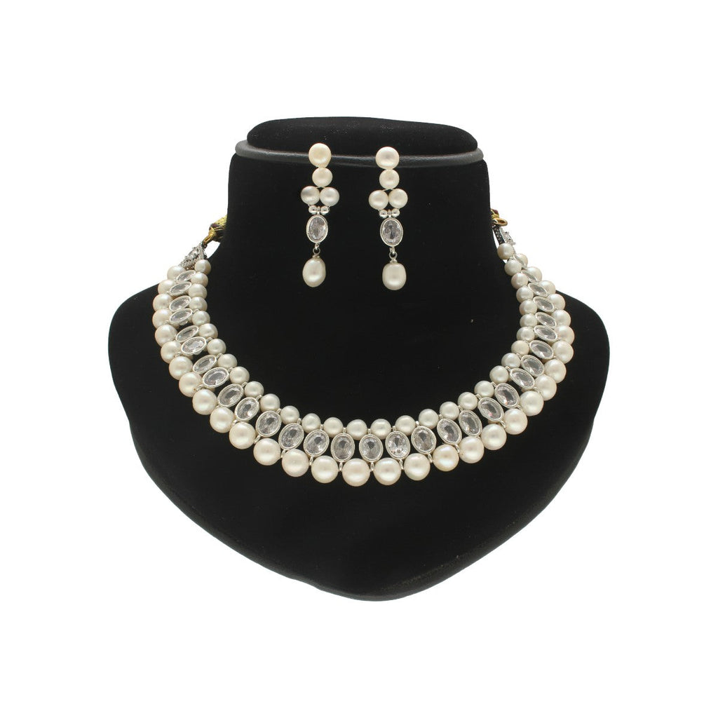 J Pearls Asra Pearl Choker Set | Grocsy