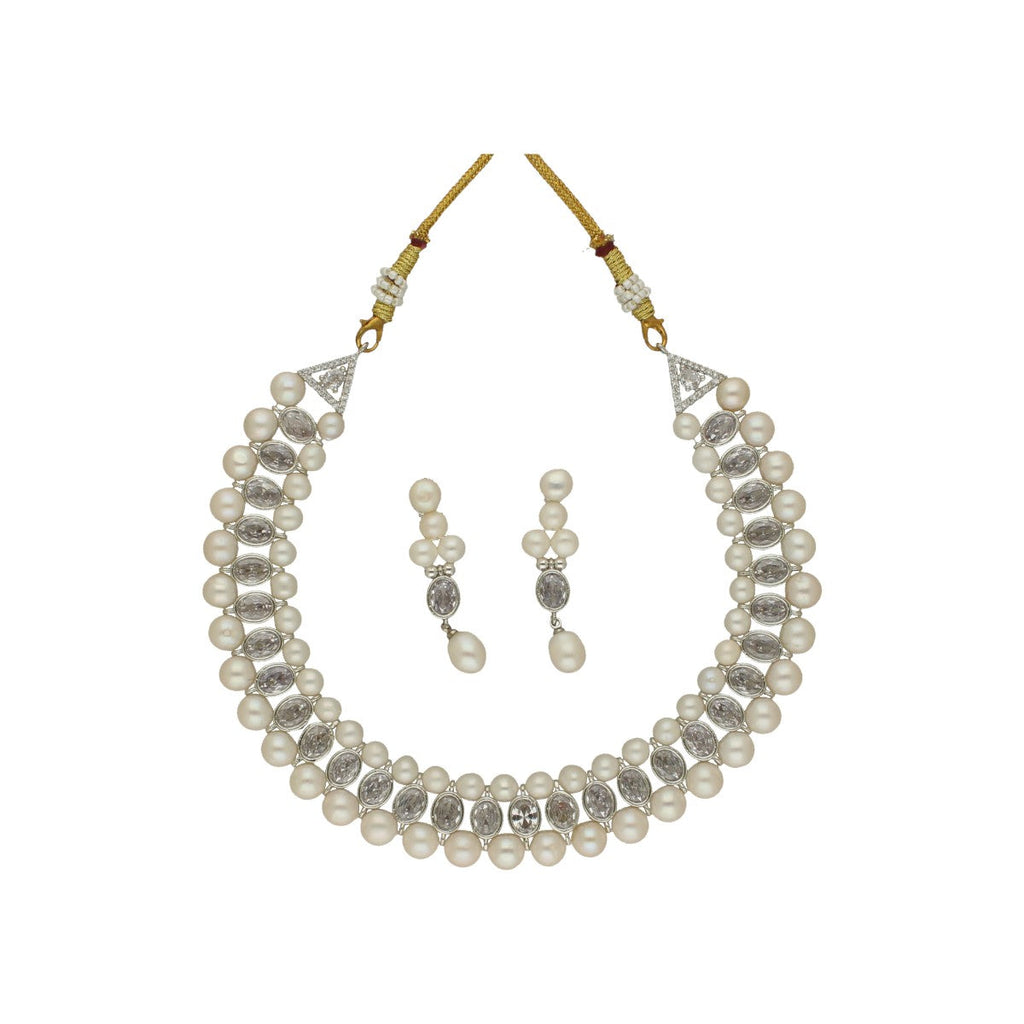 J Pearls Asra Pearl Choker Set | Grocsy