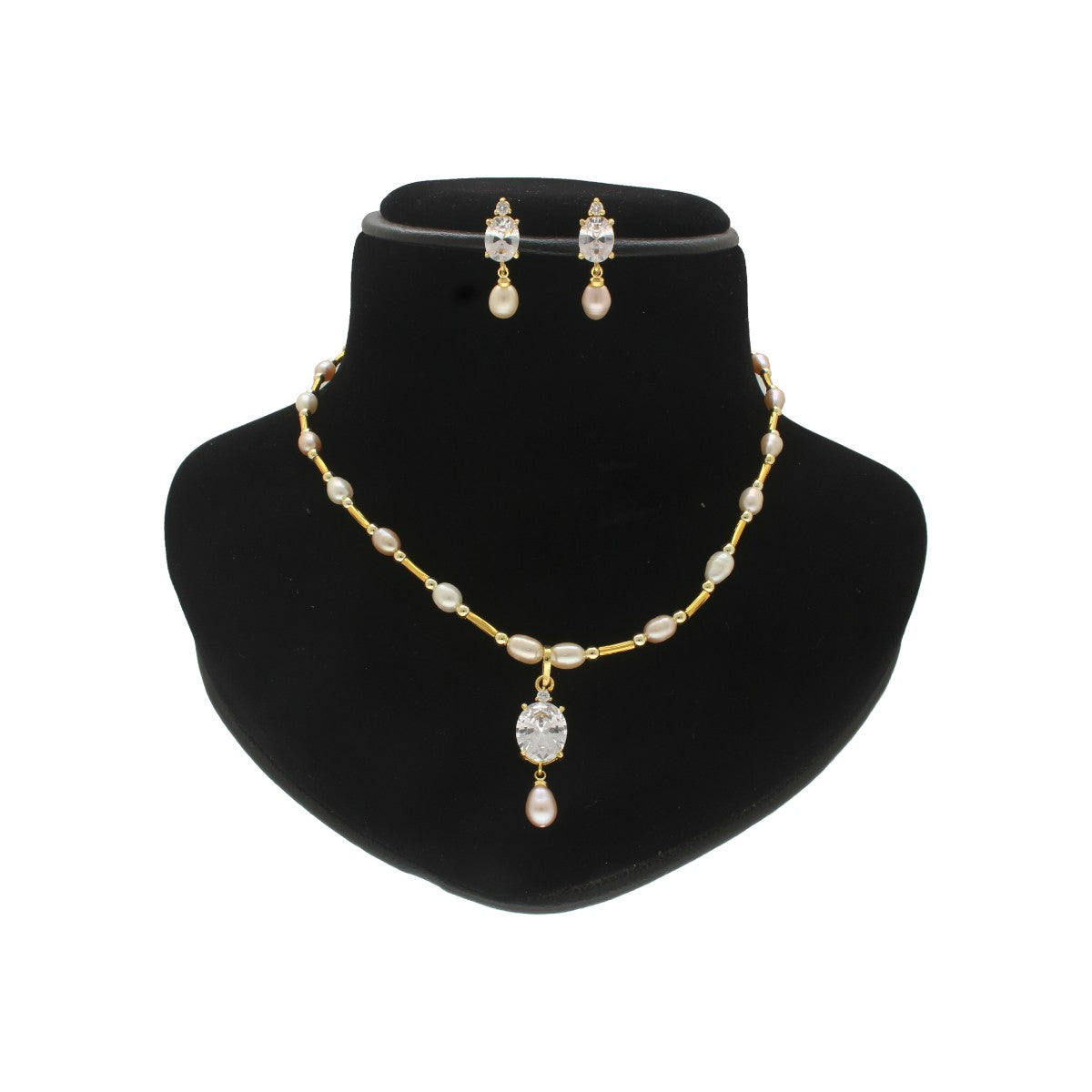 J Pearls Jeeval Pearl Pendant Set | Grocsy
