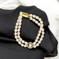 J Pearls Caralin Dual Line Pearl Bracelet