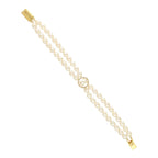 J Pearls Caralin Dual Line Pearl Bracelet