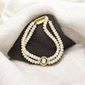 J Pearls Ovia Dual Line Pearl Bracelet