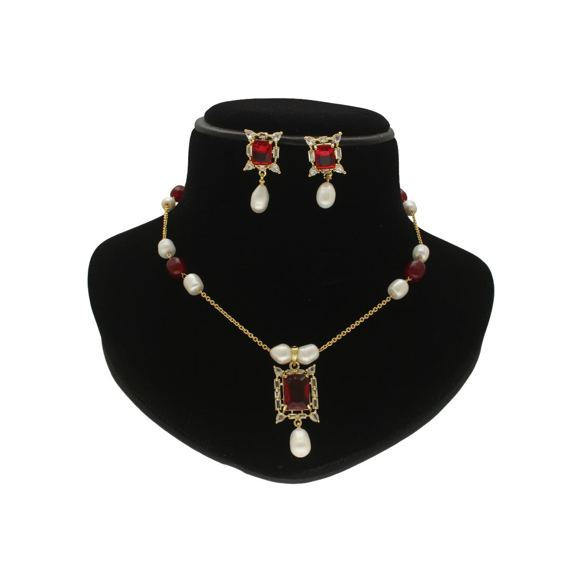 J Pearls Elysia Pearl Pendant Set | Grocsy