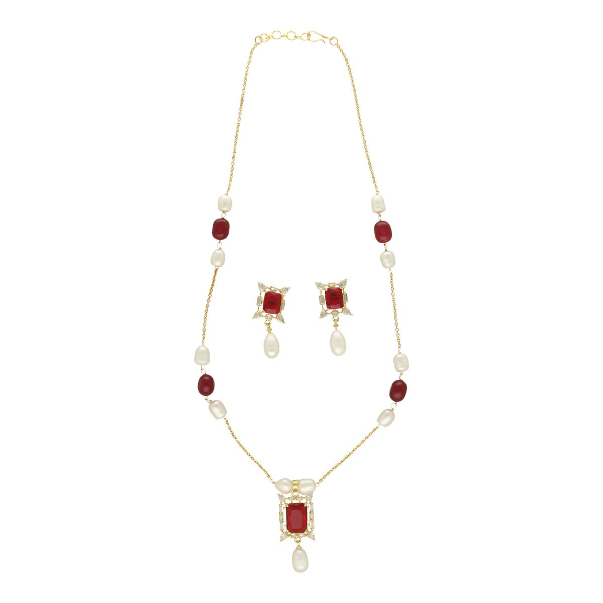 J Pearls Elysia Pearl Pendant Set | Grocsy