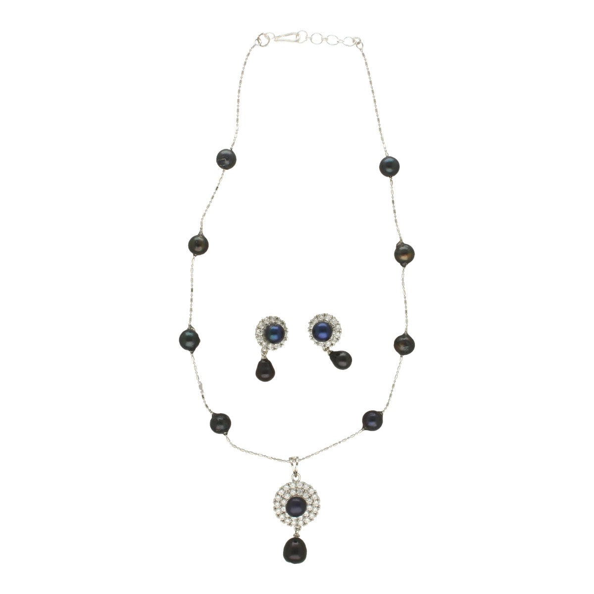 J Pearls Myla Pearl Pendant Set | Grocsy