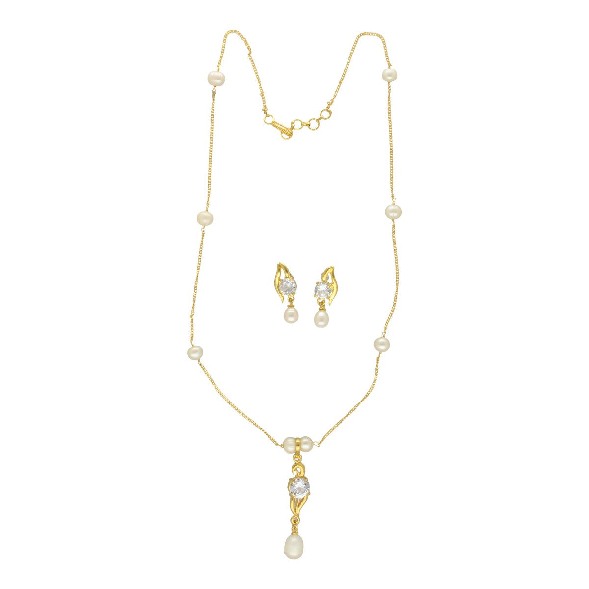 J Pearls Zoey Pearl Pendant Set | Grocsy