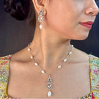 J Pearls Brielle Pearl Pendant Set | Grocsy