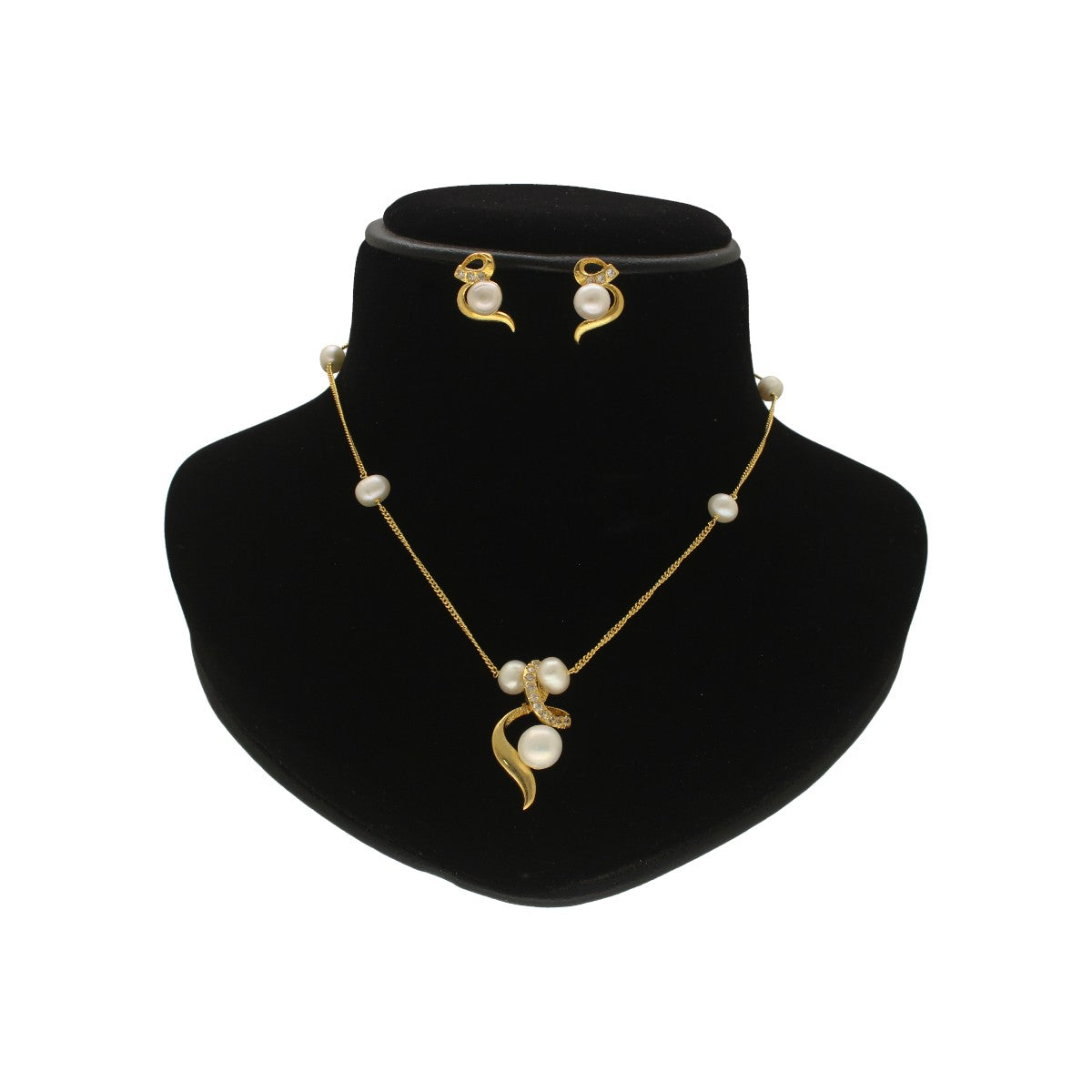 J Pearls Vivita Pearl Pendant Set | Grocsy