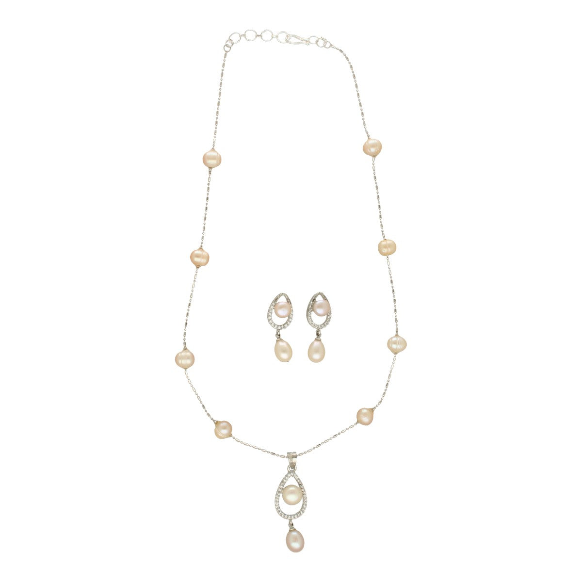 J Pearls Tasha Pearl Pendant Set | Grocsy