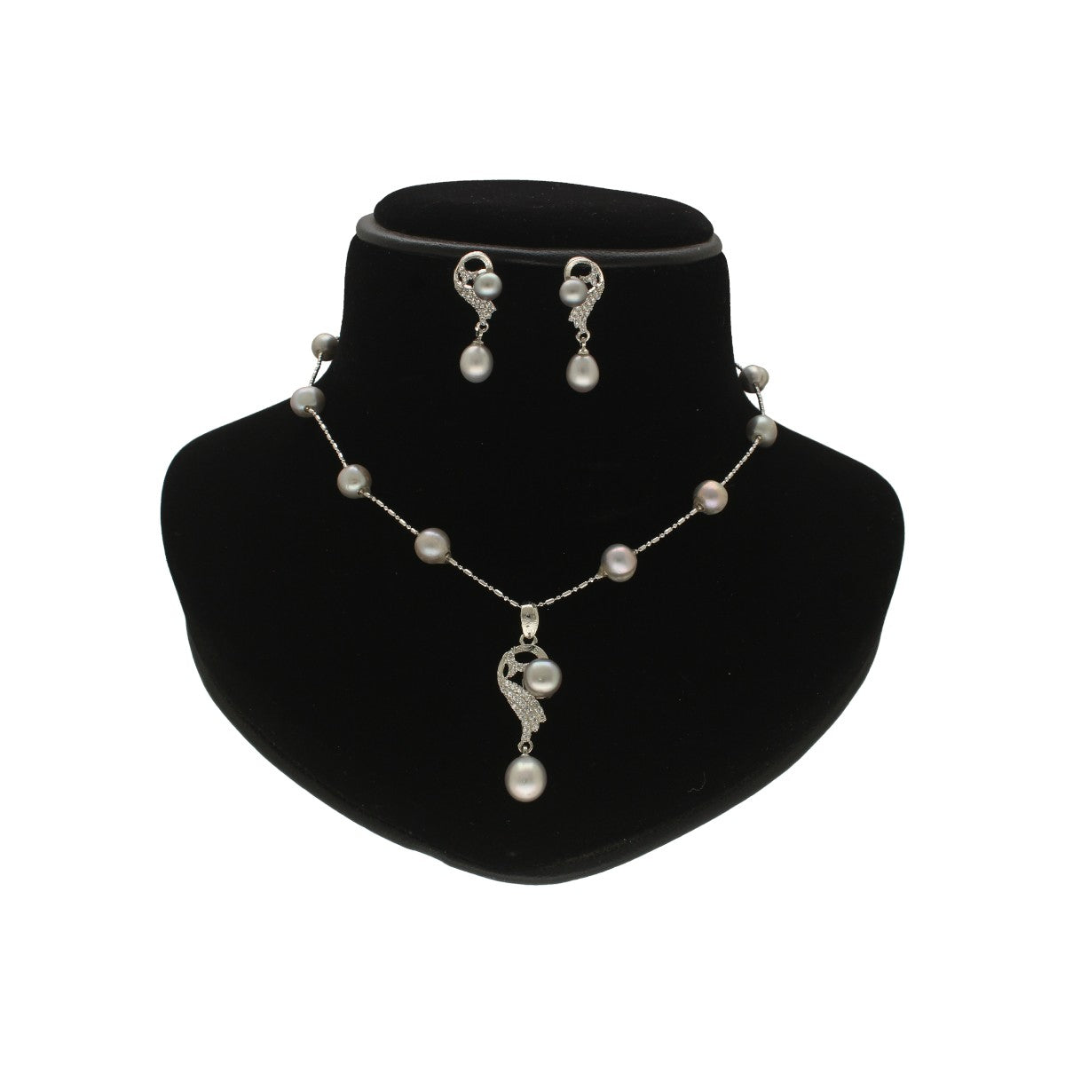 J Pearls Vitya Pearl Pendant Set | Grocsy