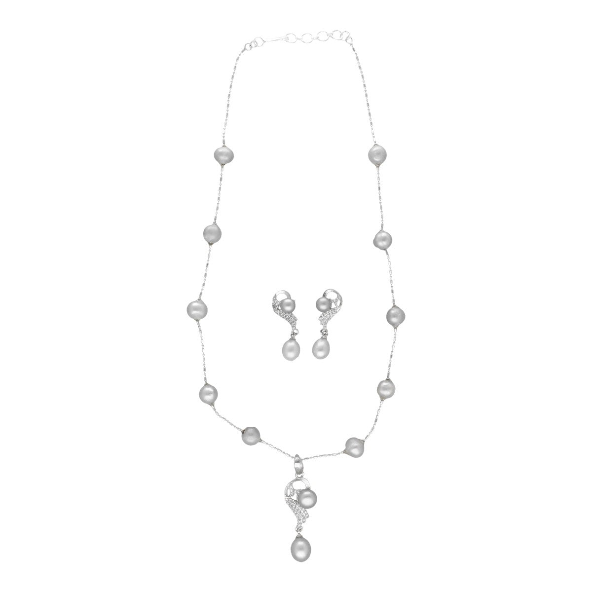 J Pearls Vitya Pearl Pendant Set | Grocsy