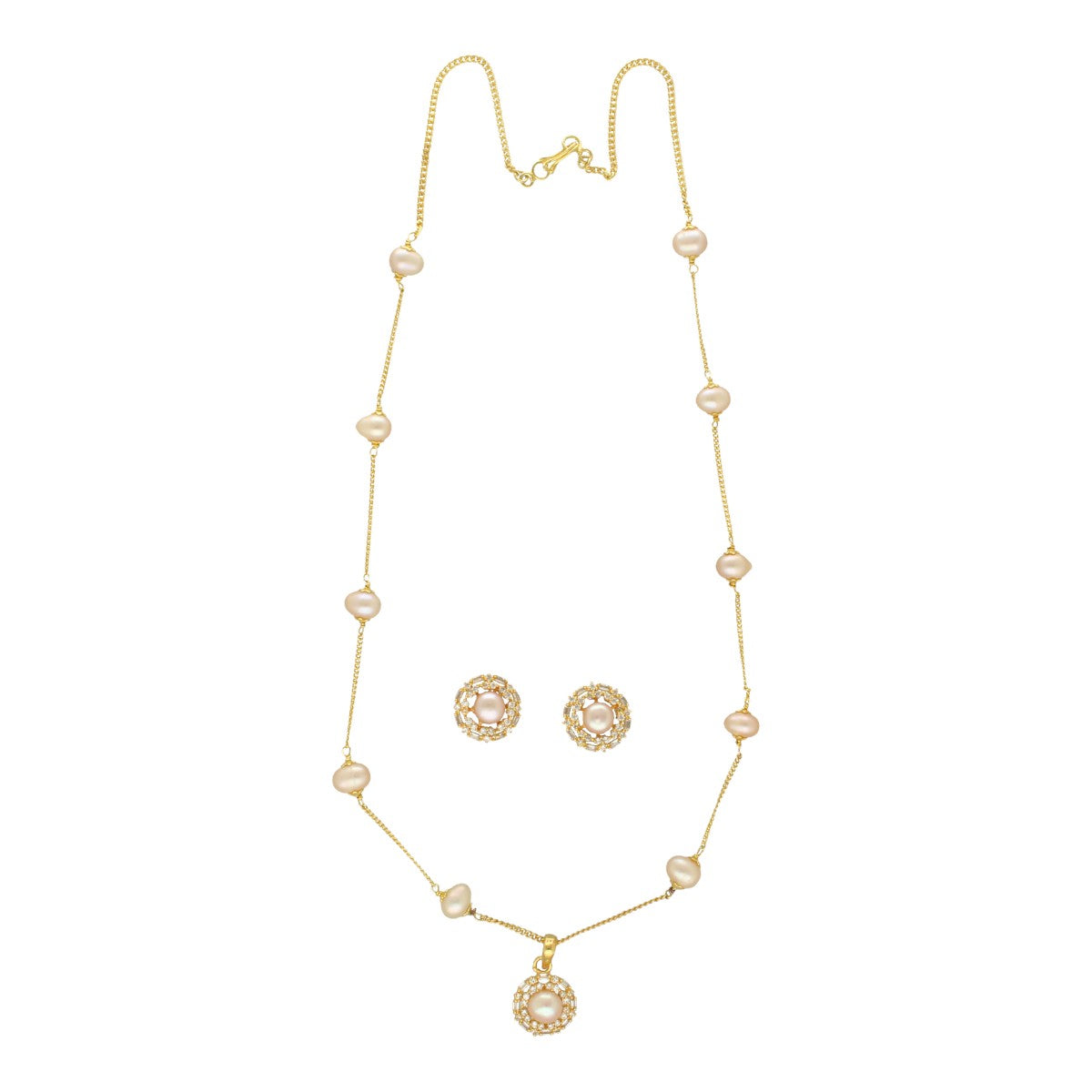 J Pearls Orvele Pearl Pendant Set | Grocsy