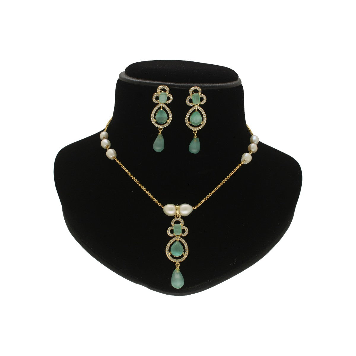 J Pearls Esta Pearl Pendant Set | Grocsy
