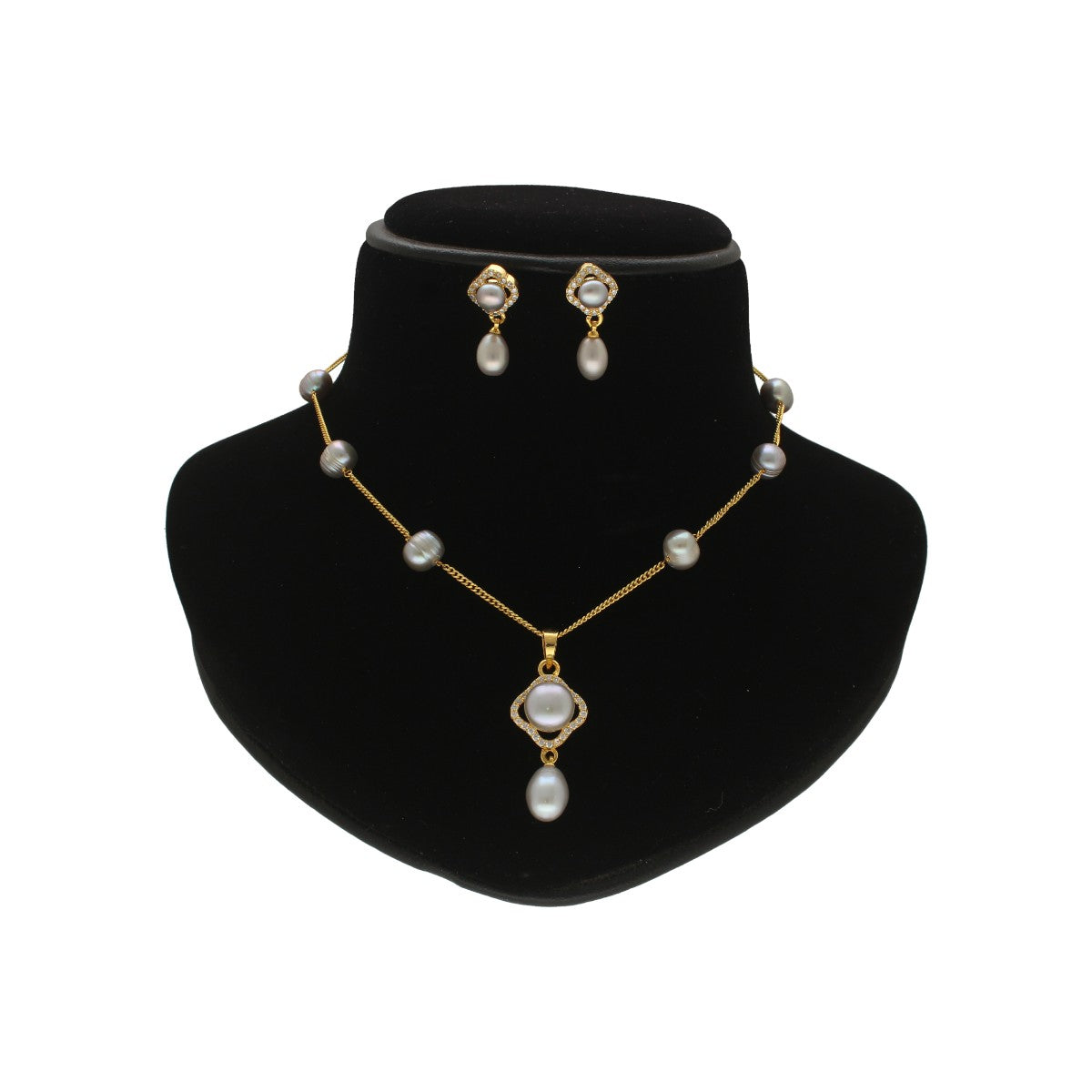 J Pearls Mehri Pearl Pendant Set | Grocsy