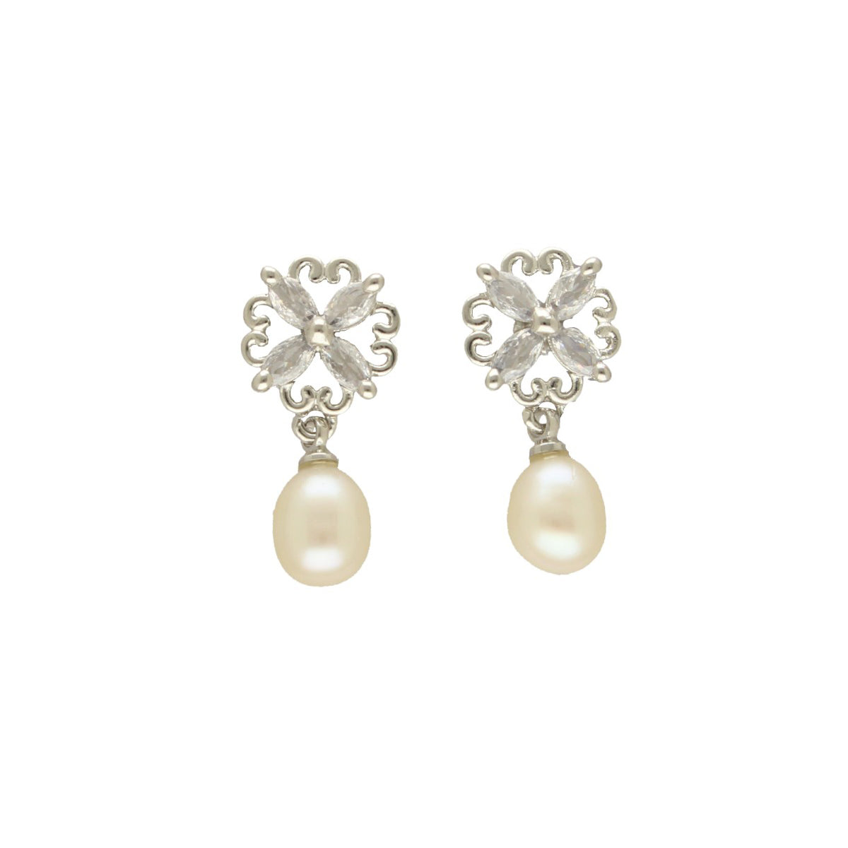 J Pearls Aroha Pearl Earrings