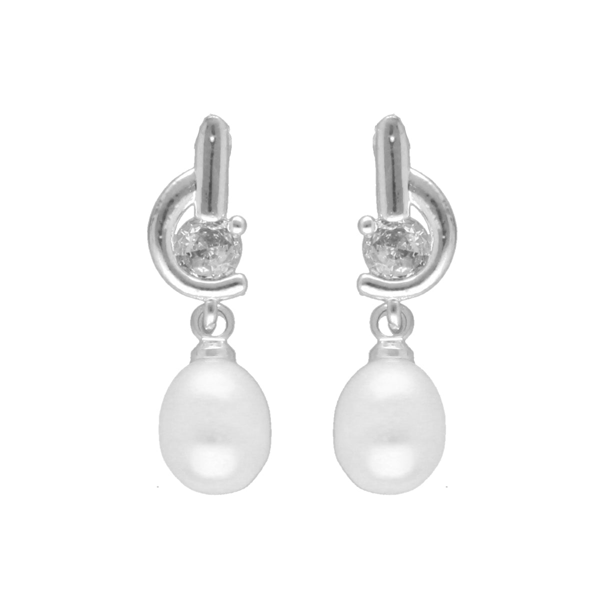 J Pearls Charvi Pearl Earrings | Grocsy