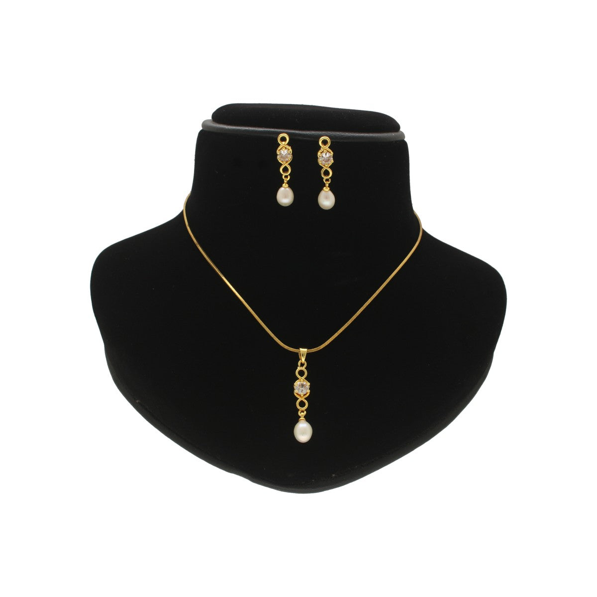 J Pearls Elora Pearl Pendant Set | Grocsy